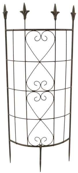 Halbrundes Rankgitter Helios ca. 80 cm - Gartendekoration